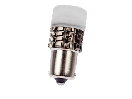 LED Glödlampa 12V/24V Socket: BA15s, 2-pack